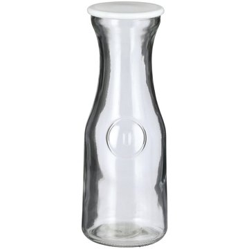 our goods Glass Carafe With Lid, 1 L