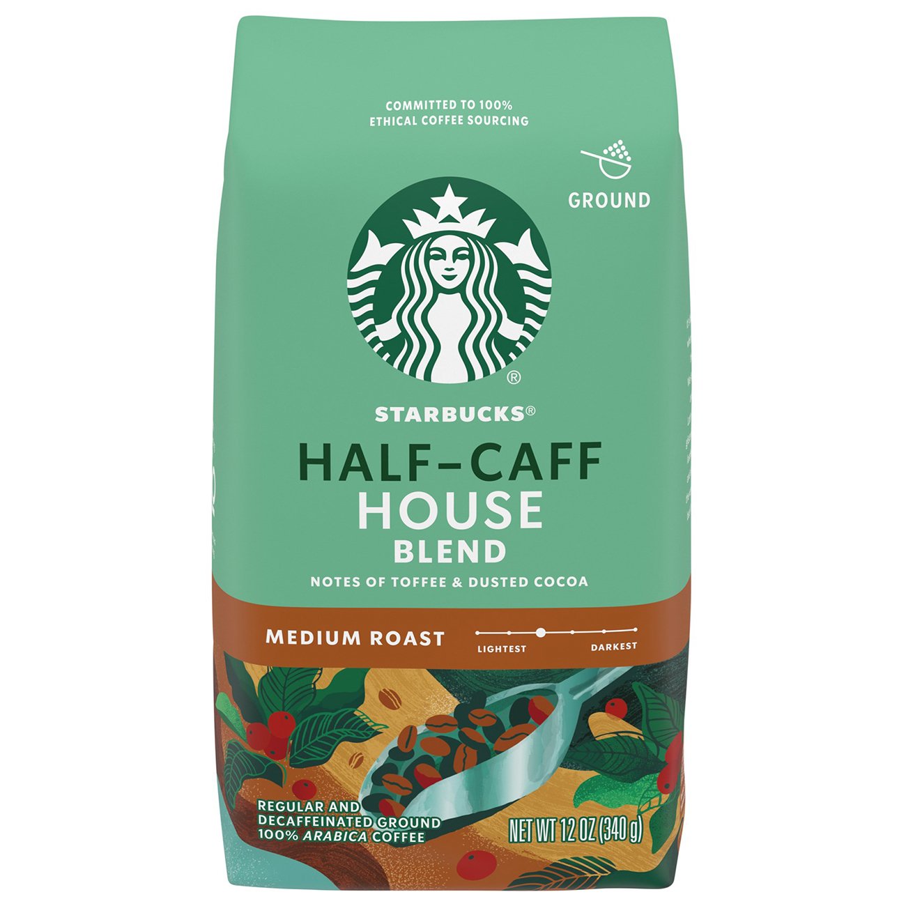 Starbucks Half-Caff House Blend Coffee - Shop Coffee at H-E-B