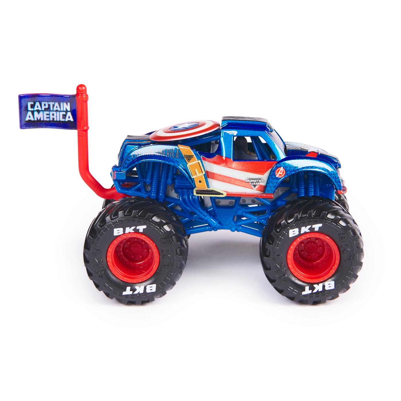 Monster Jam Marvel Captain America Vehicle; image 2 of 4