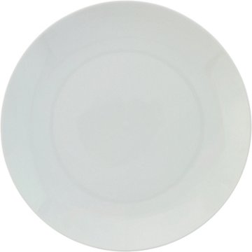 our goods Round Porcelain Dinner Plate - White, 10''