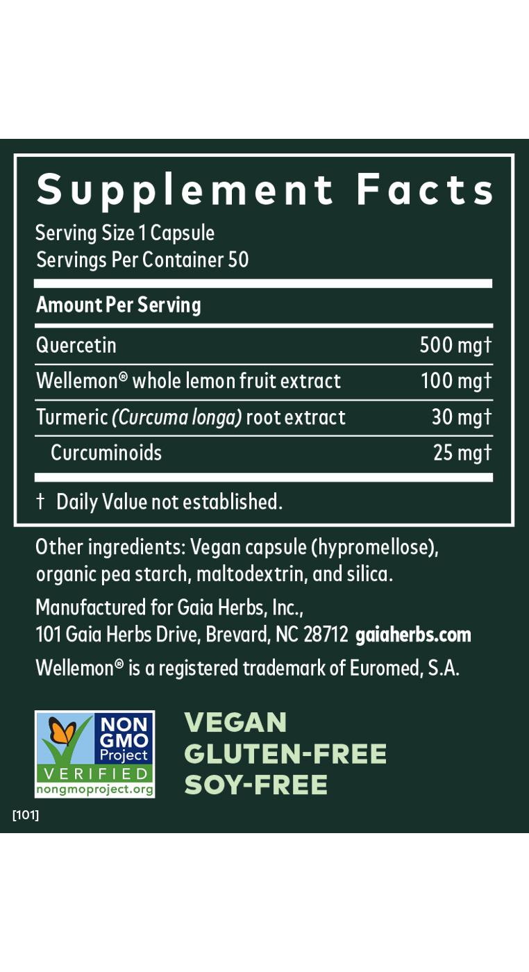 Gaia Herbs Quercetin Synergy; image 2 of 4