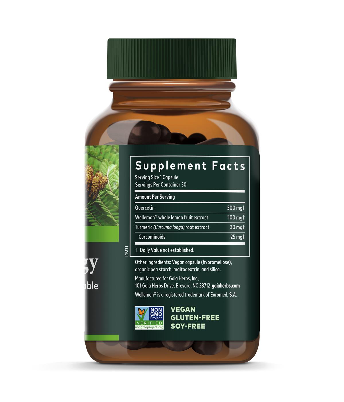 Gaia Herbs Quercetin Synergy; image 3 of 4