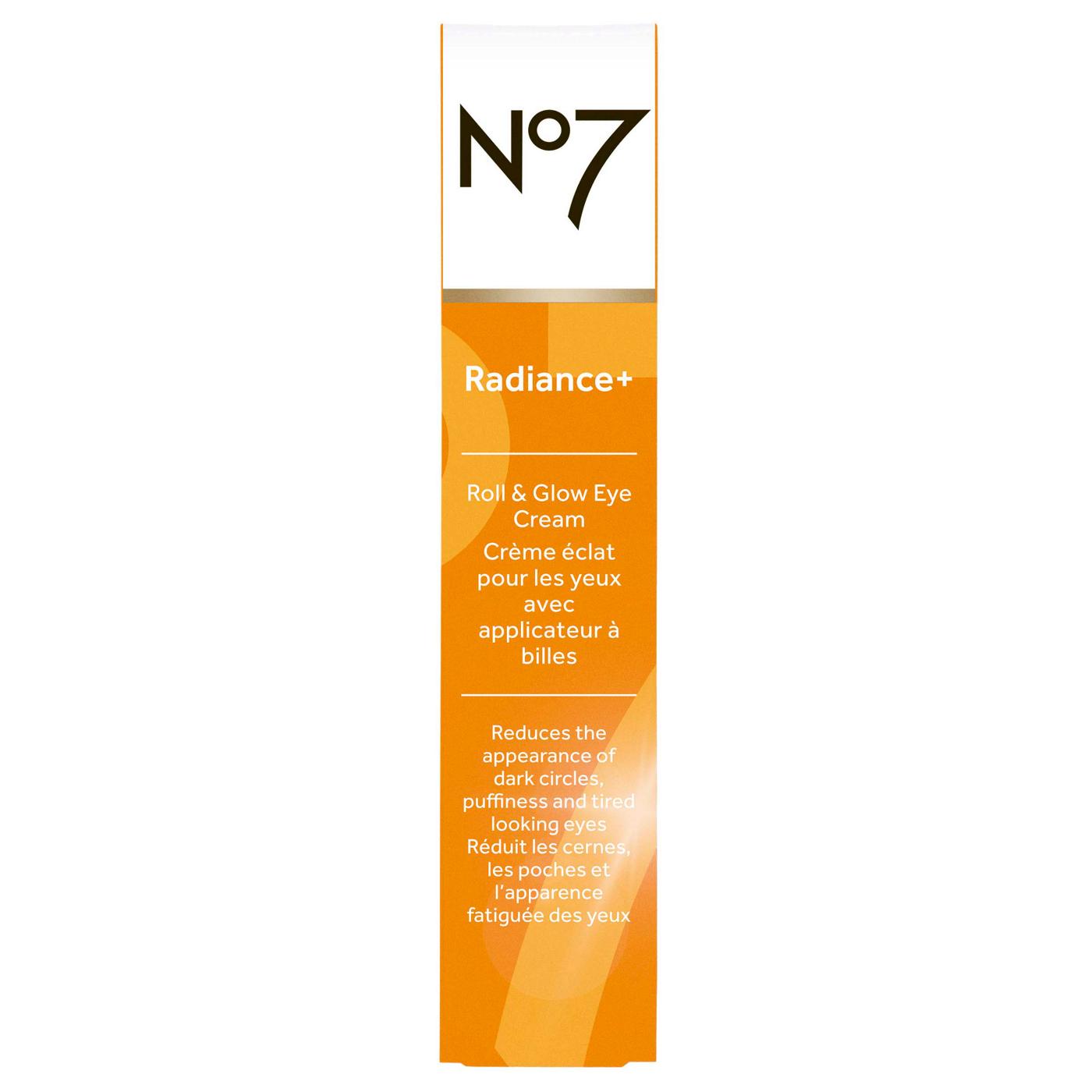 No7 Radiance Roll & Glow Eye Cream; image 1 of 4