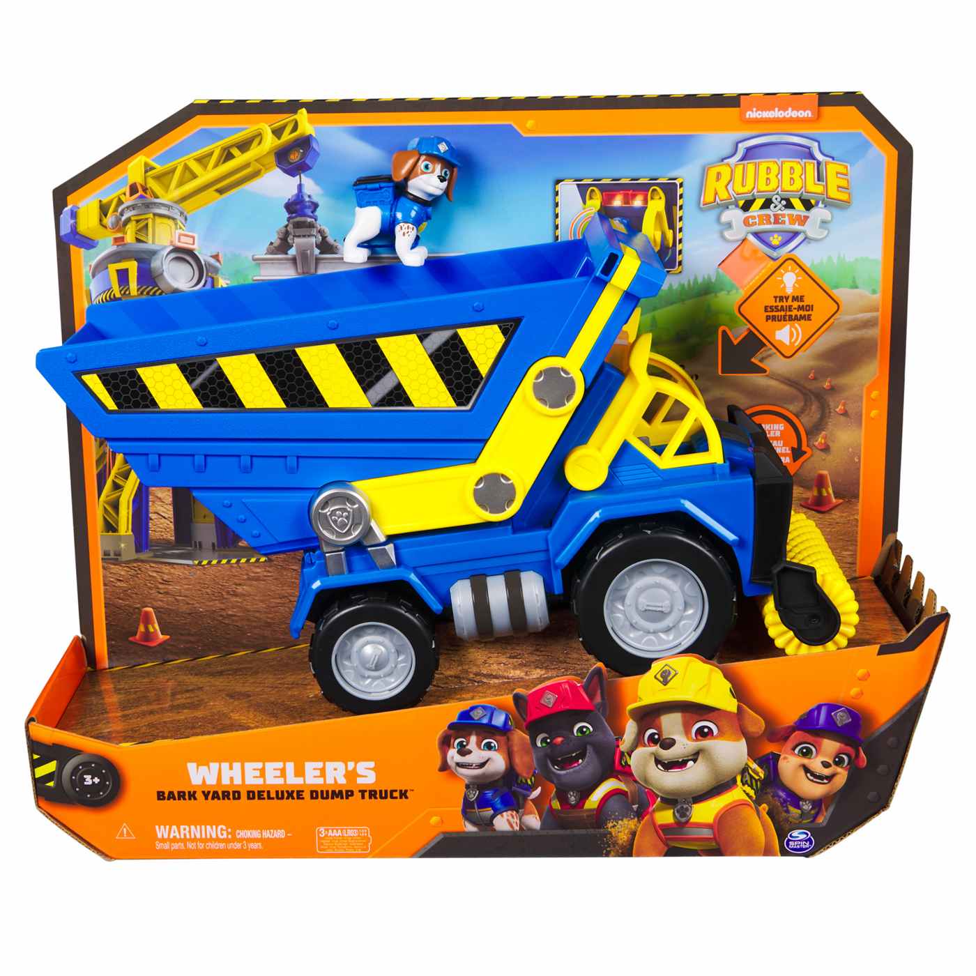 Paw Patrol Wheeler's Bark Yard Deluxe Dump Truck; image 1 of 4