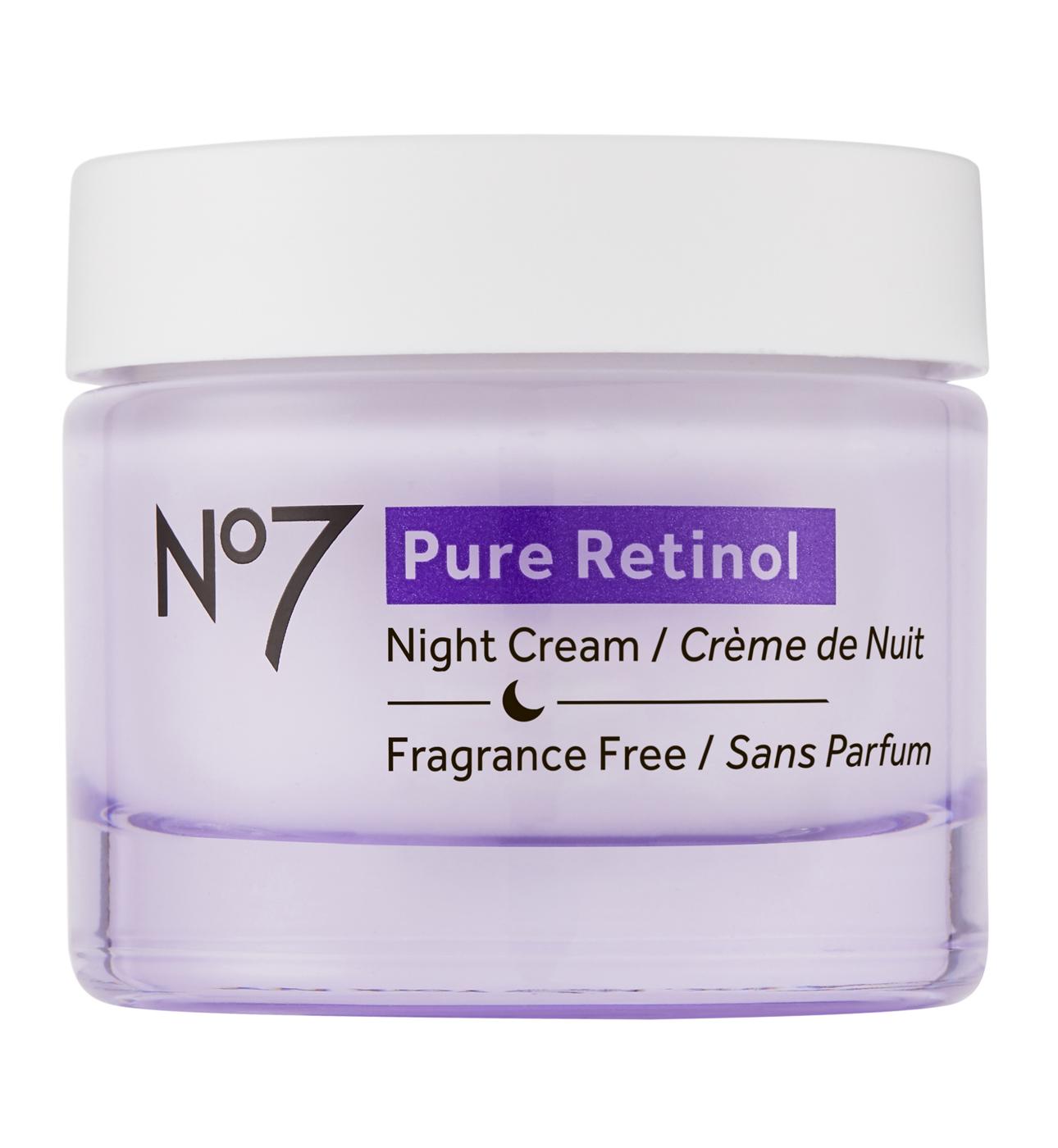 No7 Pure Retinol Night Repair Cream; image 3 of 3