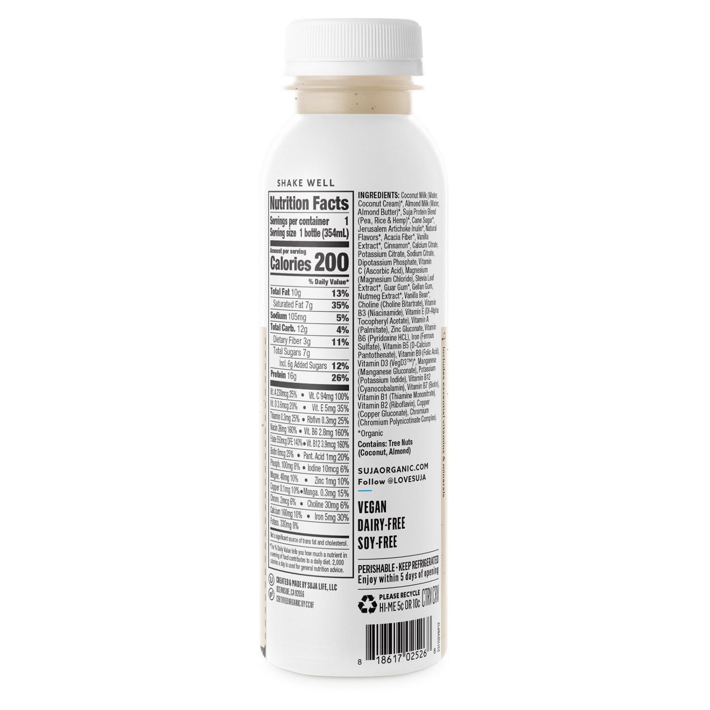 Suja Organic Plant-Based Protein Drink - Vanilla Cinnamon; image 2 of 2