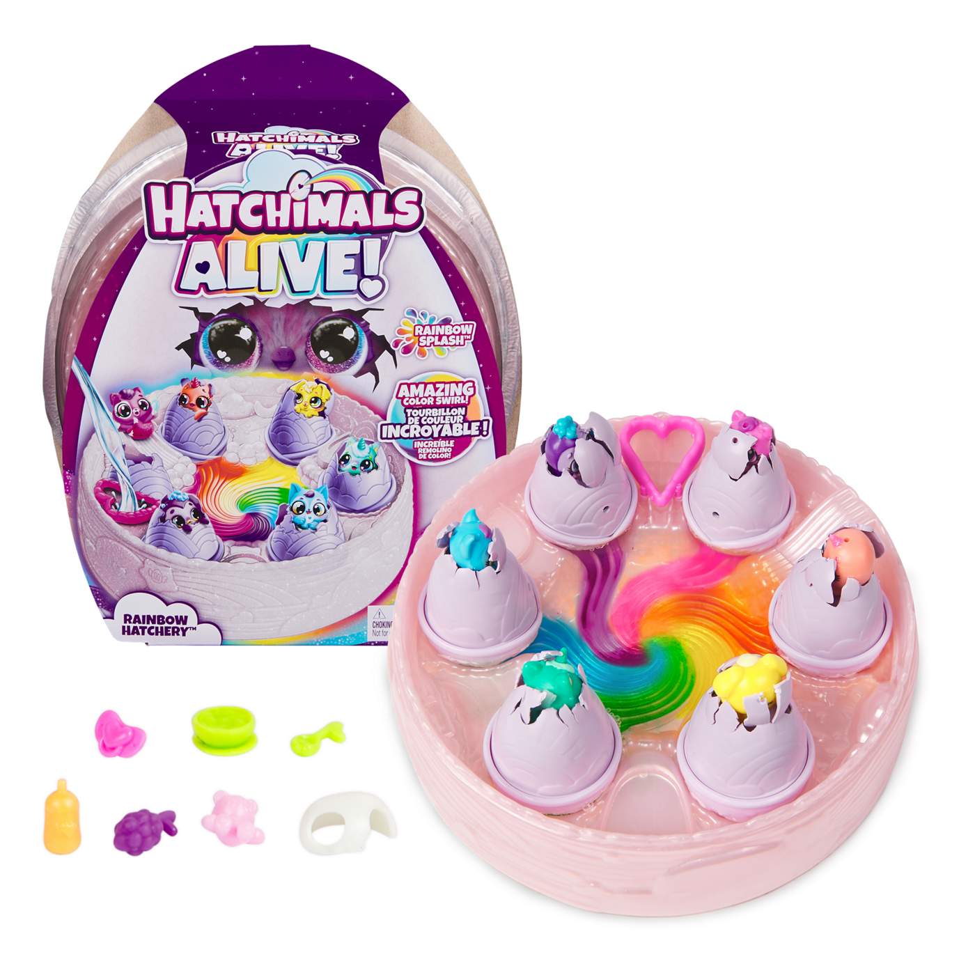 Hatchimals Alive! Rainbow Hatchery Playset; image 4 of 5