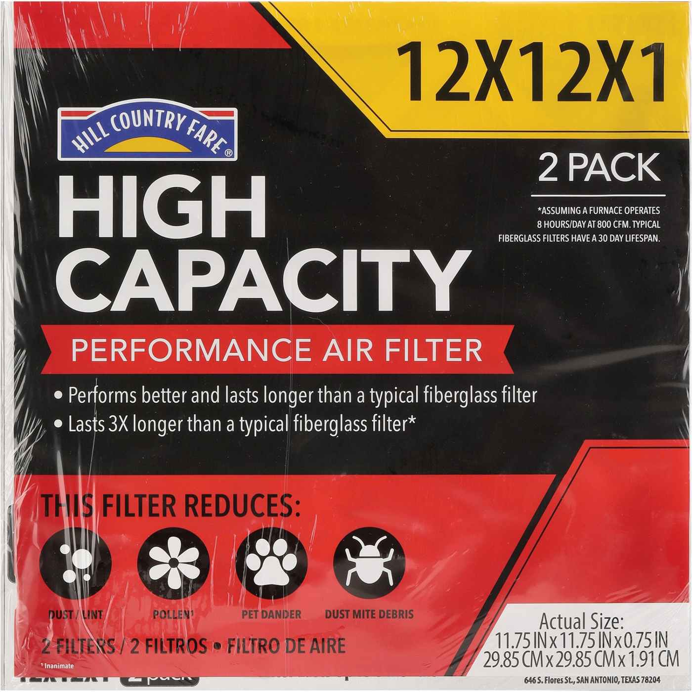 Hill Country Fare High-Capacity Performance Air Filter; image 2 of 2
