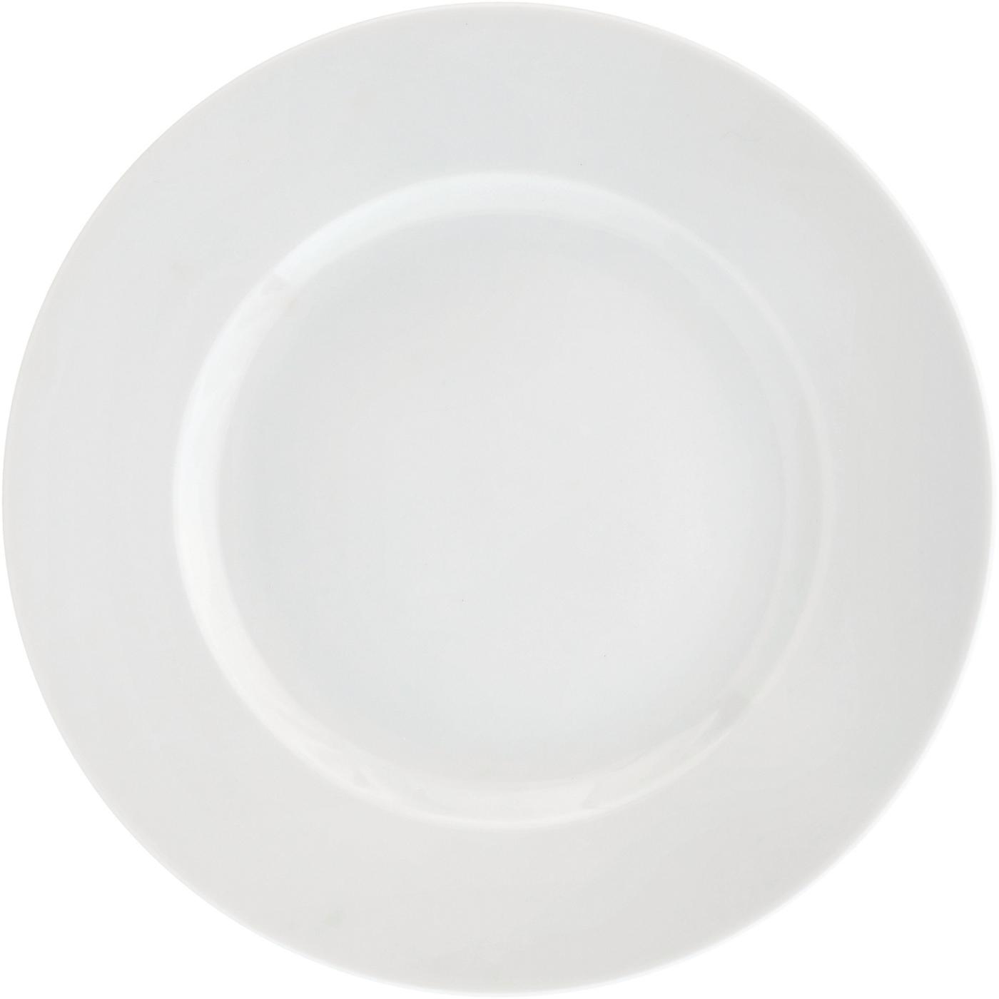 our goods Porcelain Round Dinnerware Set - Classic White; image 2 of 3