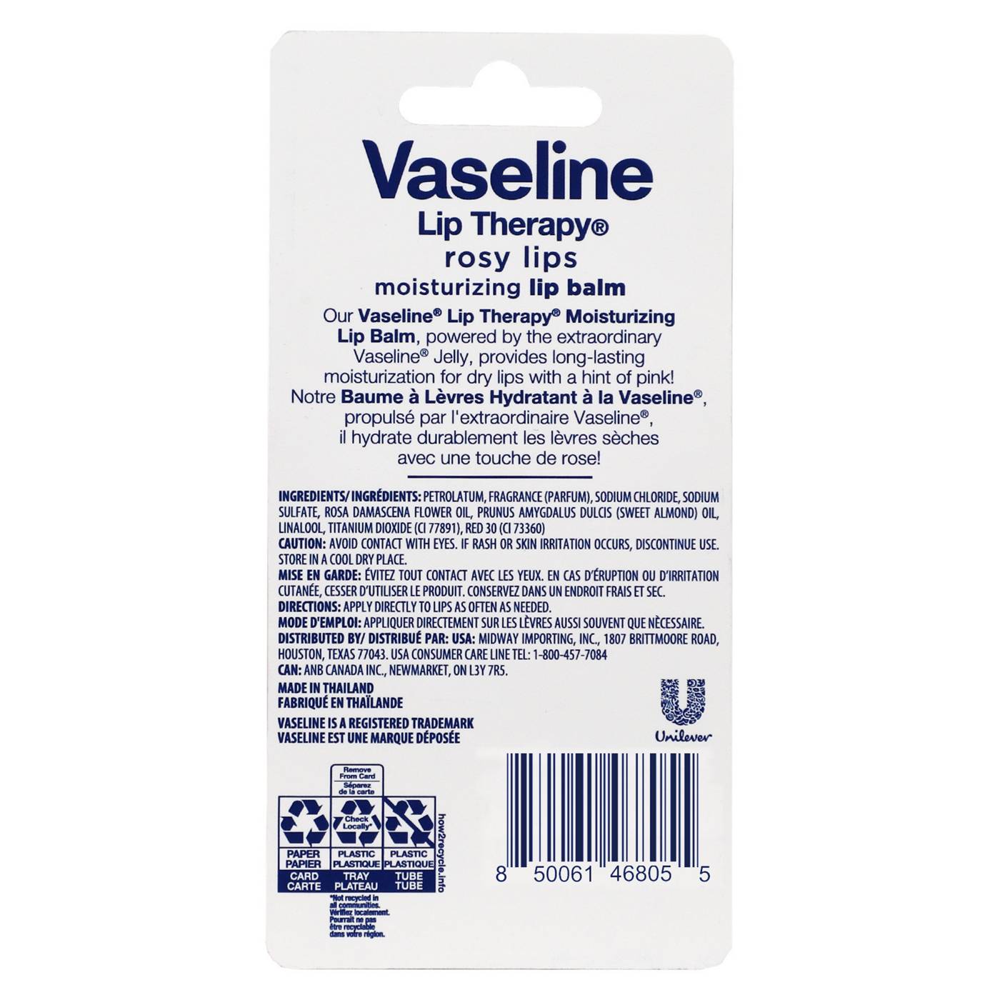 Vaseline Rosy Lips Lip Therapy Balm; image 2 of 2