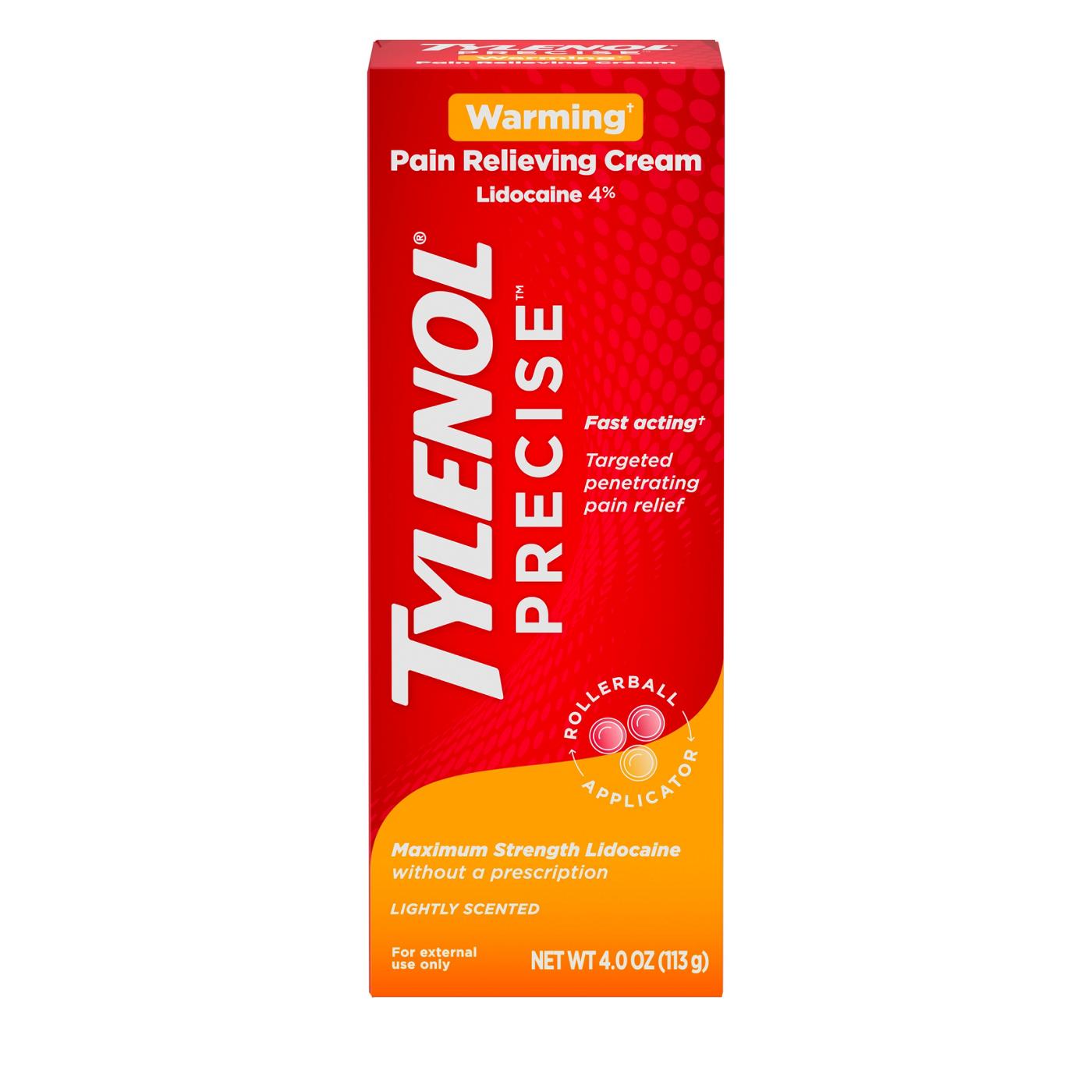 Tylenol Precise Warming Pain Relieving Cream; image 1 of 7