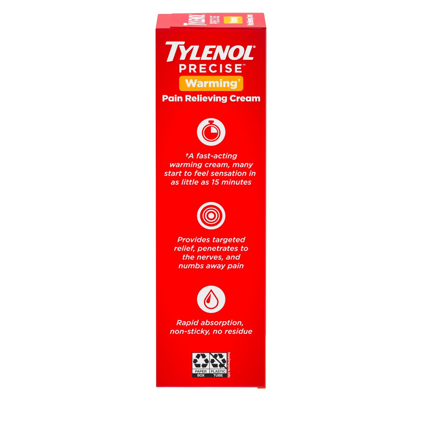 Tylenol Precise Warming Pain Relieving Cream; image 2 of 7