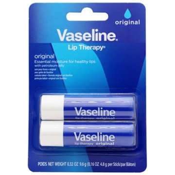 Vaseline Lip Therapy Original Lip Balm, 2 ct