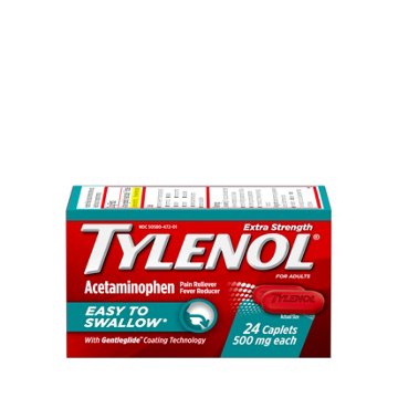 Tylenol Extra Strength Fever & Pain Reliever Easy To Swallow Caplets