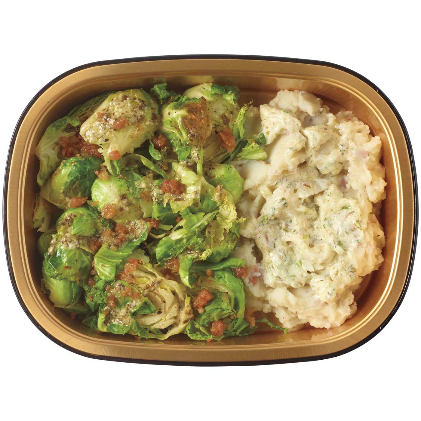 Meal Simple by H-E-B Mashed Potatoes & Bacon-Topped Brussels Sprouts; image 2 of 4