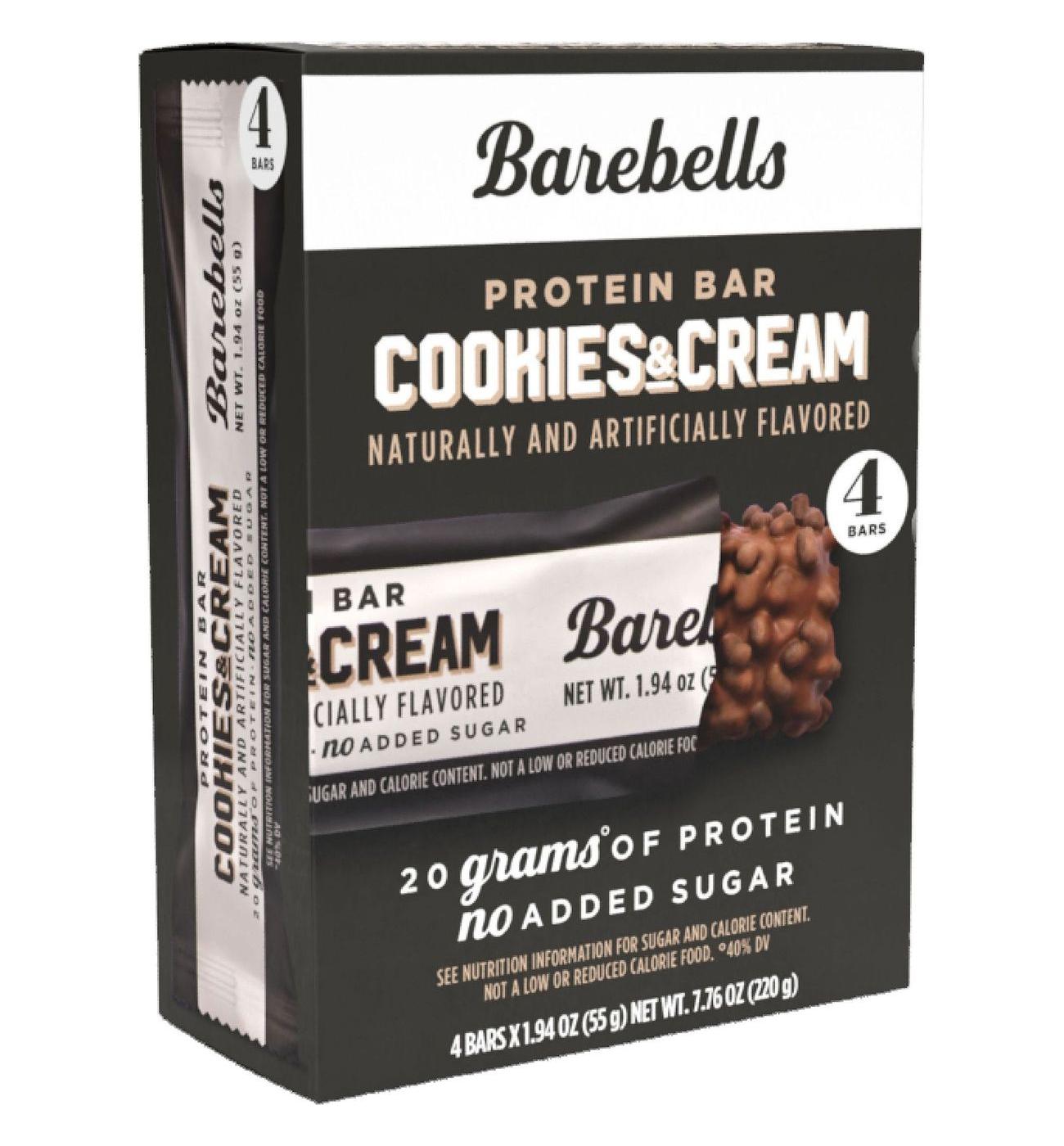 Barebells 20g Protein Bars - Cookies & Cream; image 2 of 3