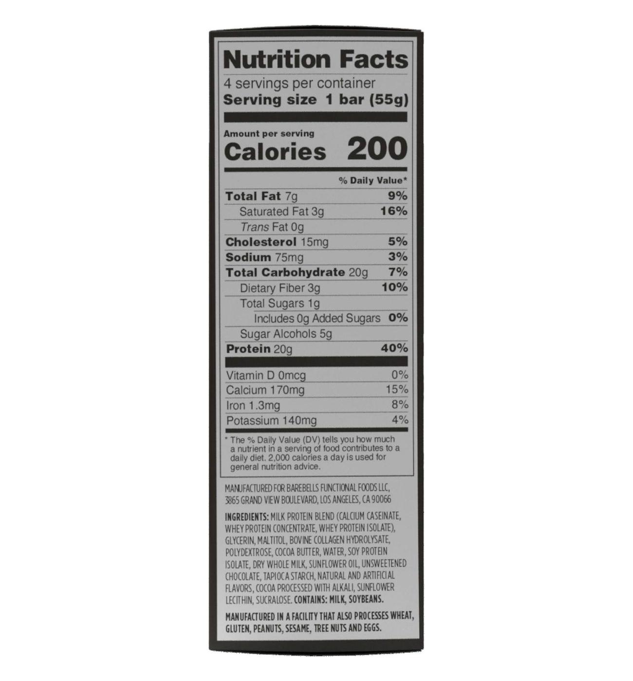 Barebells 20g Protein Bars - Cookies & Cream; image 3 of 3