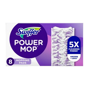 Swiffer Power Mop Mopping Pads, 8 ct