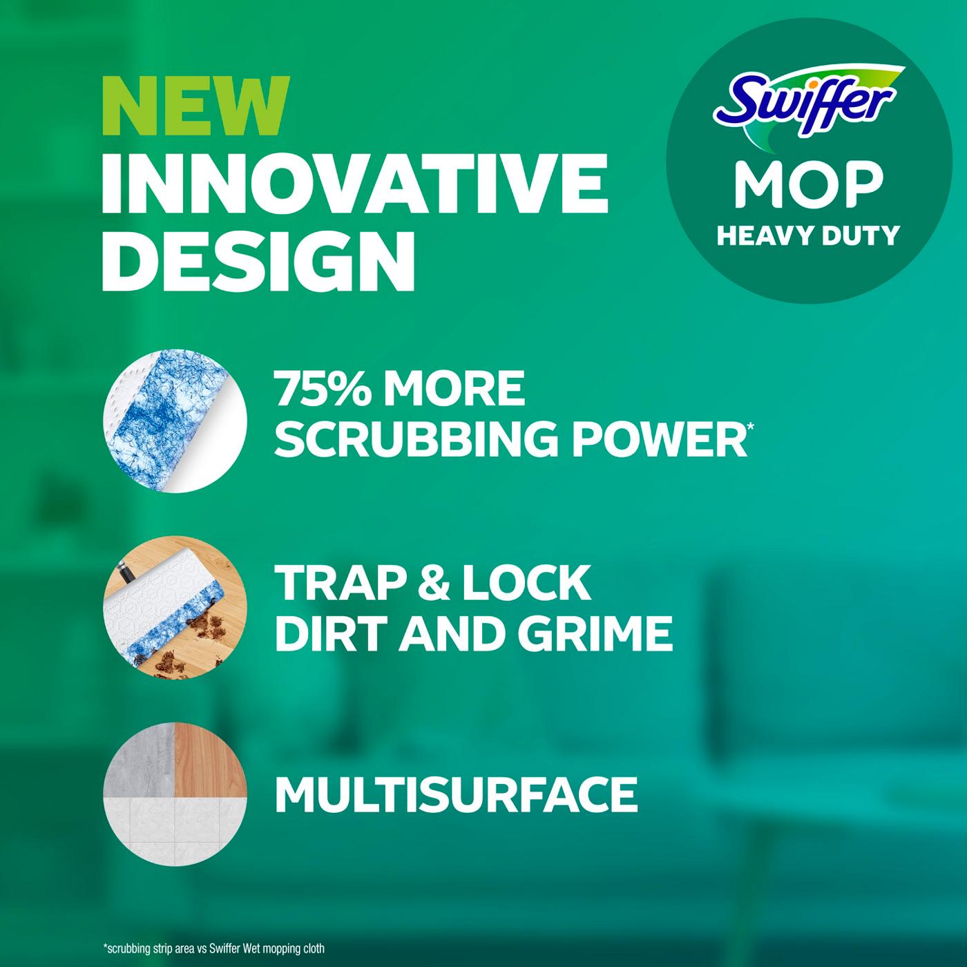 Swiffer Heavy Duty Mop Wet Multi-Surface Cloth Refills - Unstopables Fresh Scent; image 2 of 10
