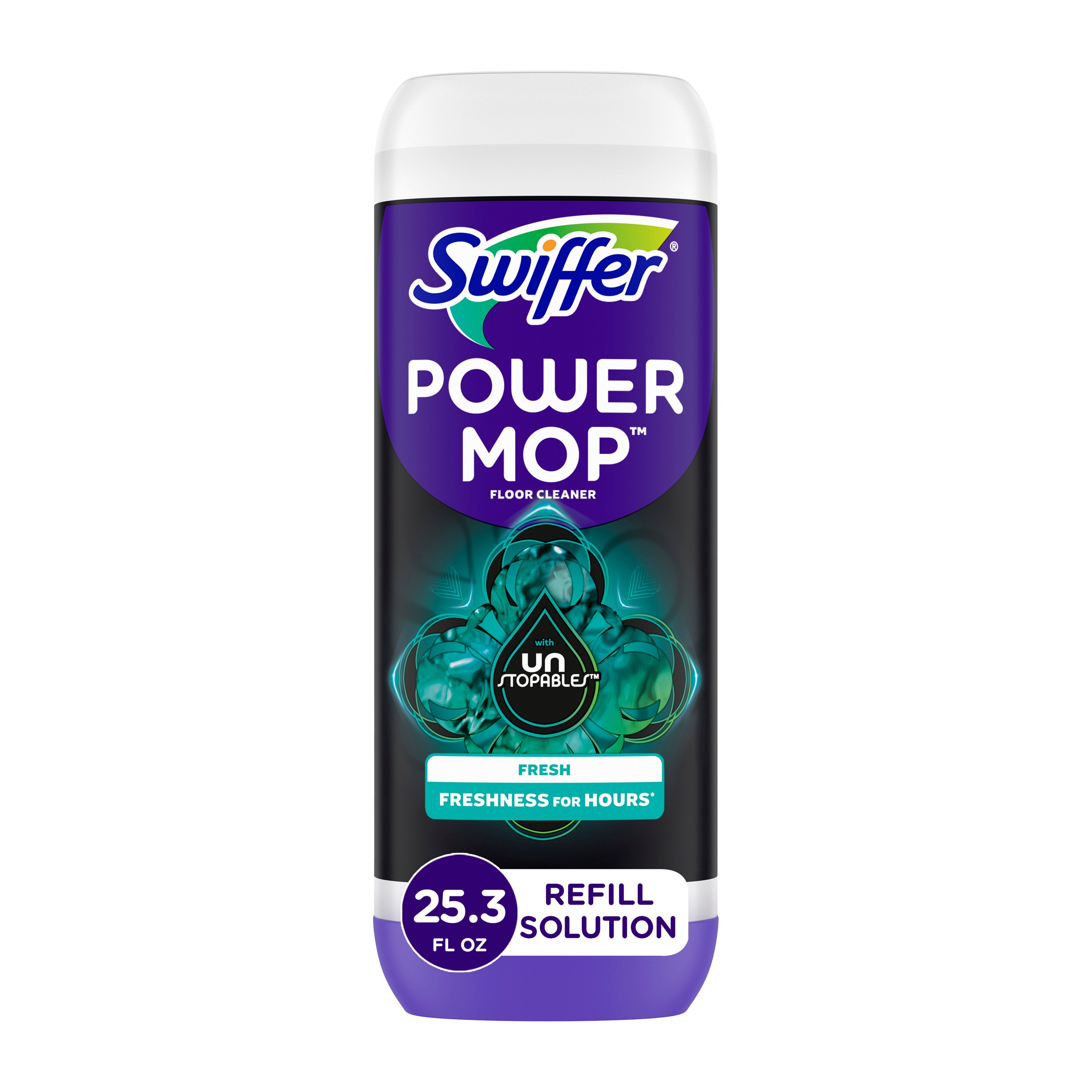 Swiffer PowerMop Floor Cleaning Solution - Unstopables Fresh Scent