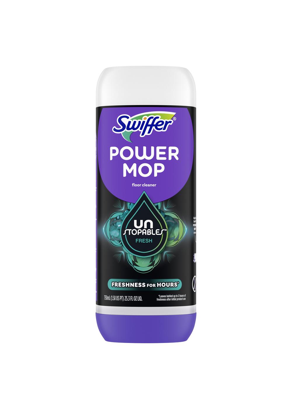 Swiffer PowerMop Floor Cleaning Solution - Unstopables Fresh Scent; image 1 of 9