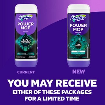 Swiffer PowerMop Floor Cleaning Solution - Unstopables Fresh Scent, 25.3 oz