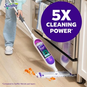 Swiffer PowerMop Floor Cleaning Solution - Unstopables Fresh Scent, 25.3 oz