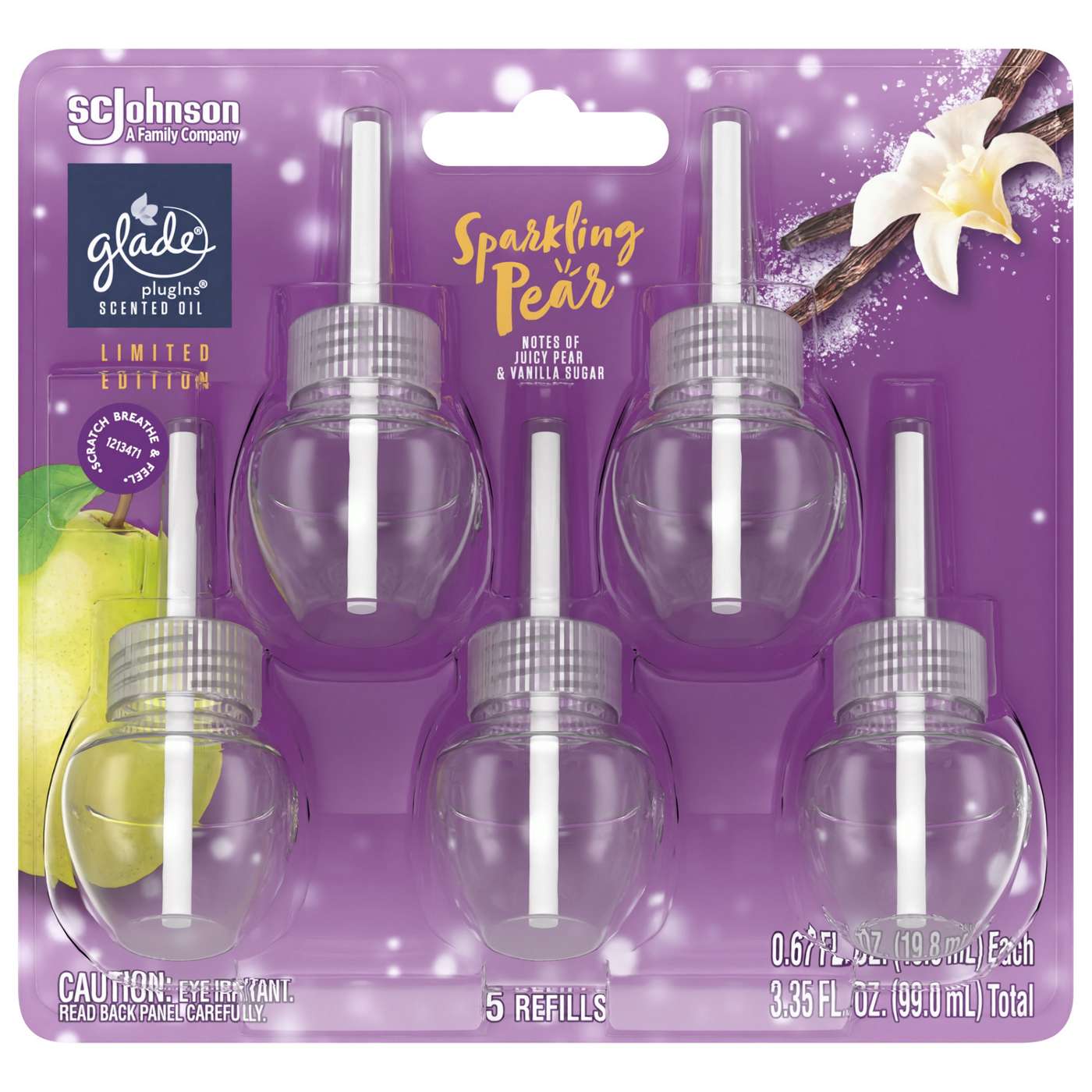 Glade PlugIns Scented Oil Air Freshener Refills - Sparkling Pear; image 1 of 2