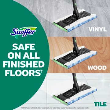 Swiffer Sweeper Heavy Duty Wet Multi-Surface Cloth Refills - Unstopables Fresh Scent, 10 ct