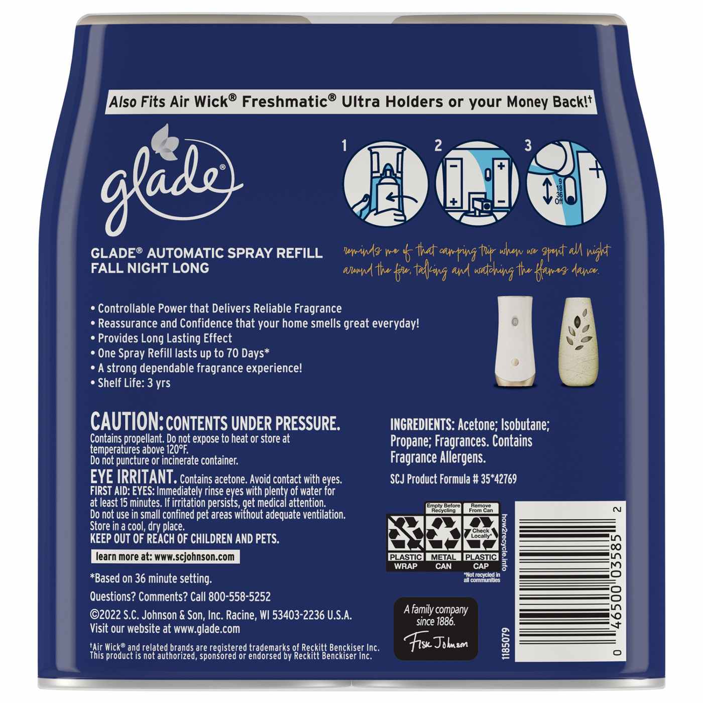 Glade Automatic Spray Refill Value Pack - Fall Night Long ; image 2 of 2