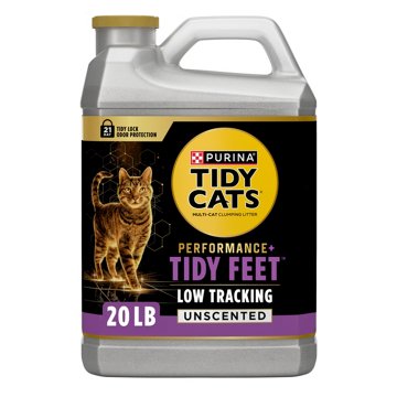 Tidy Cats Purina Tidy Feet Clumping Low Tracking Cat Litter With Odor Control – Unscented