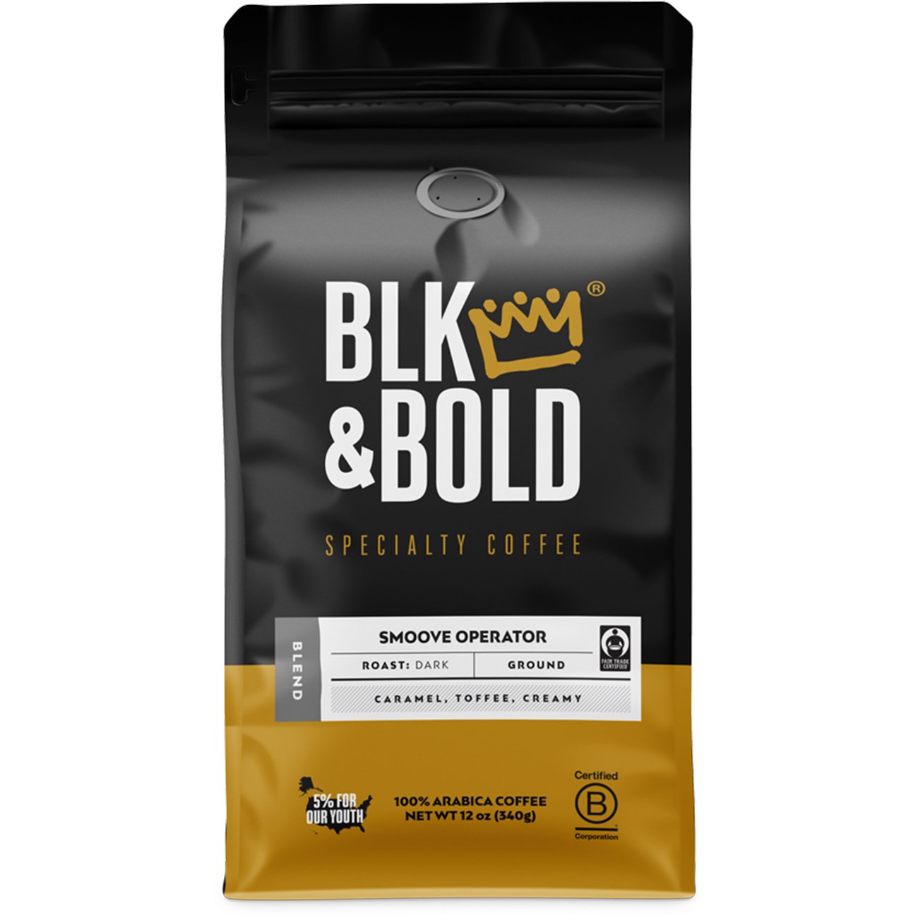 BLK & Bold Smoove Operator Dark Roast Ground - Shop Coffee at H-E-B