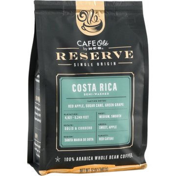 CAFE Olé by H-E-B Reserve Single Origin Whole Bean Costa Rica Coffee
