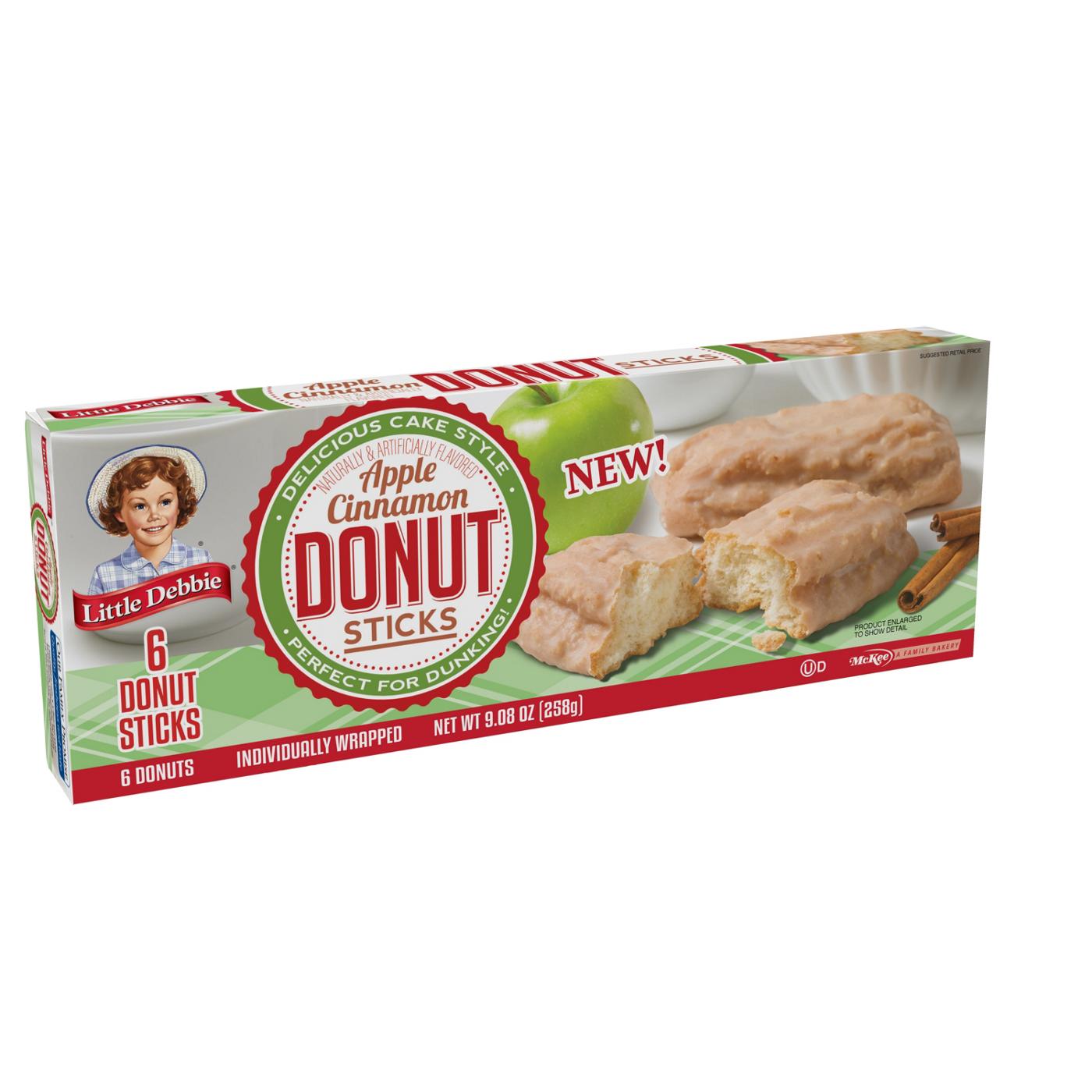 Little Debbie Apple Cinnamon Donut Sticks; image 1 of 2