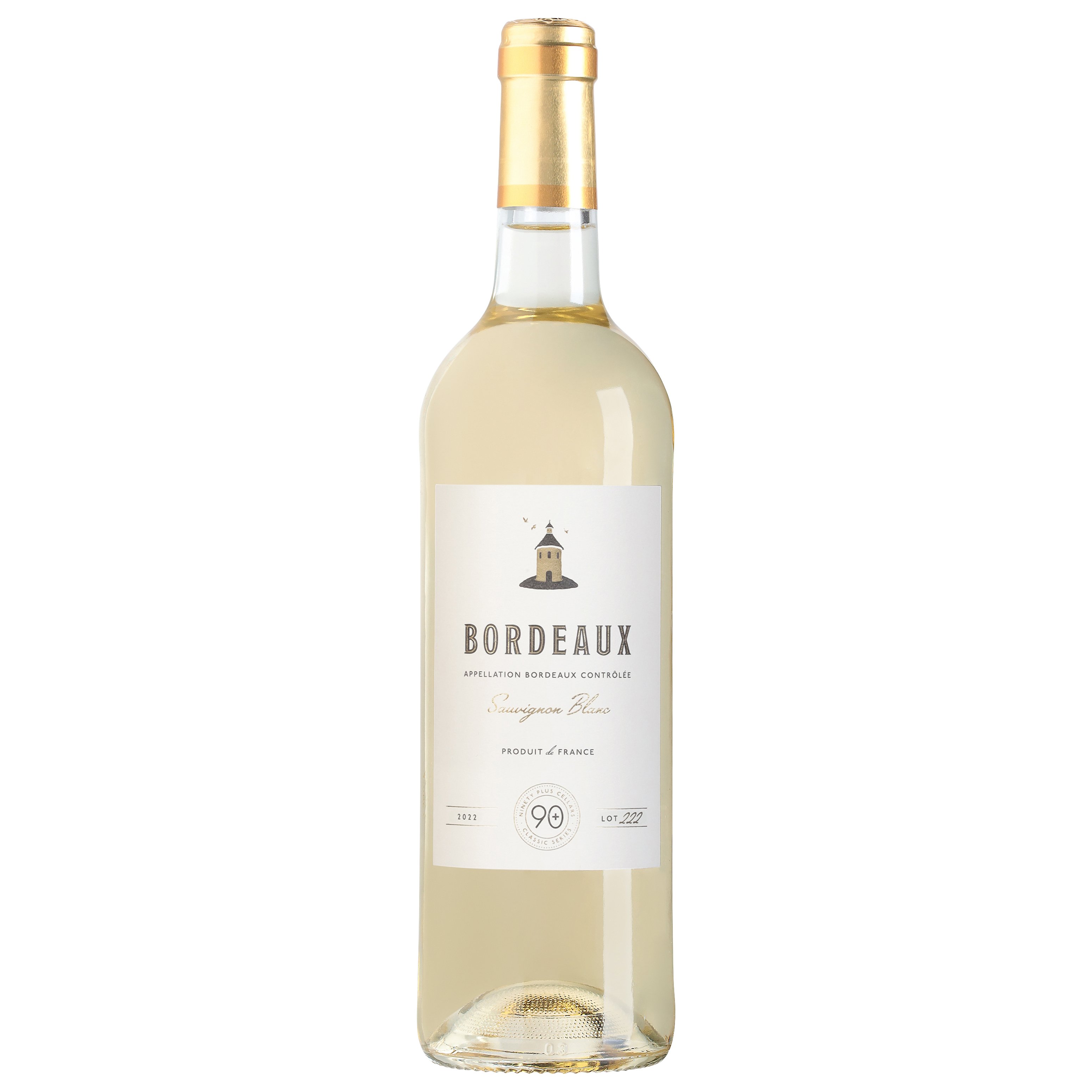 90+ Cellars Lot 222 Bordeaux Sauvignon Blanc, 750 mL | Central