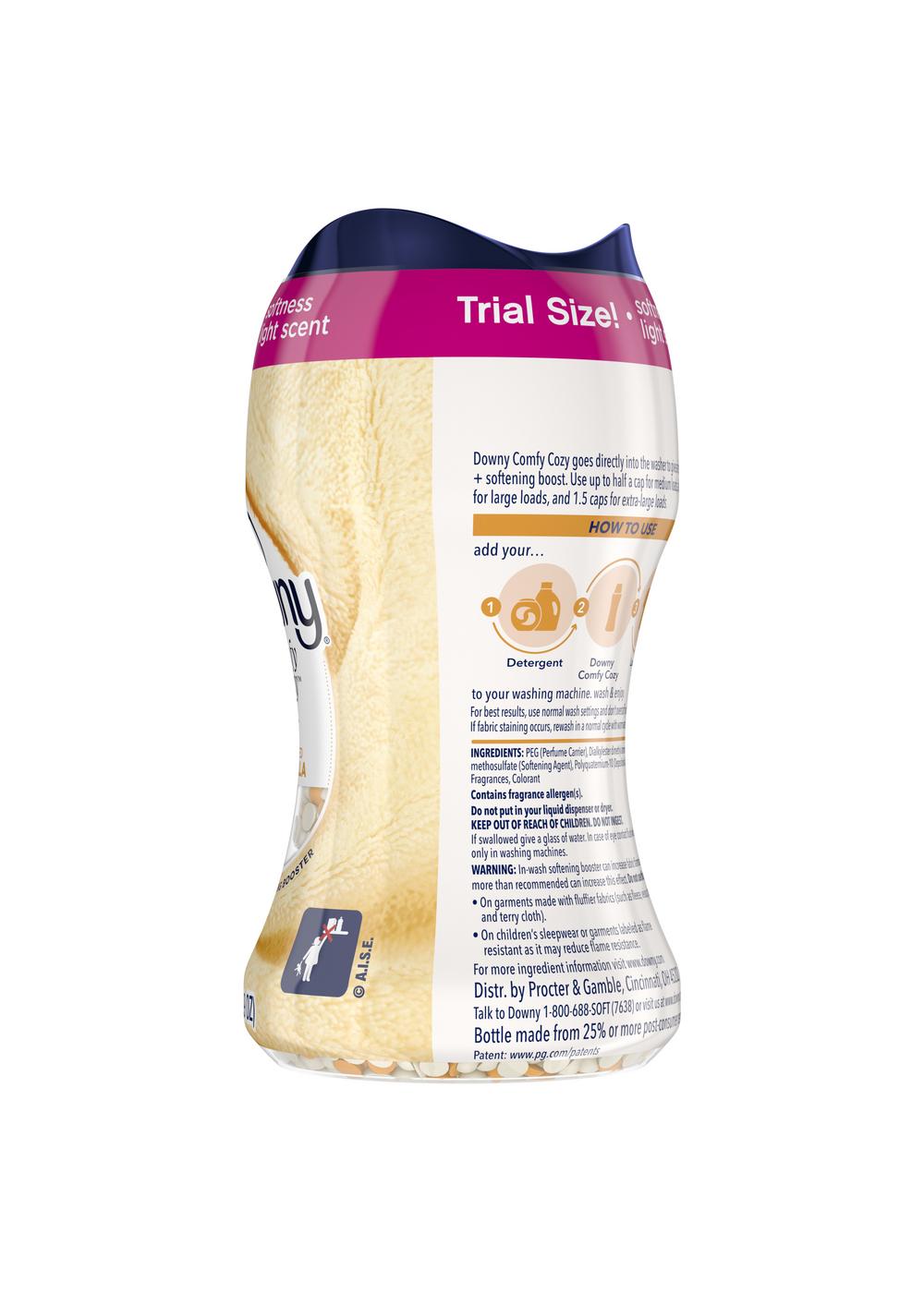 Downy Trial Size In-Wash Softening Booster Scent Beads - Comfy Cozy + Toasted Vanilla; image 3 of 4