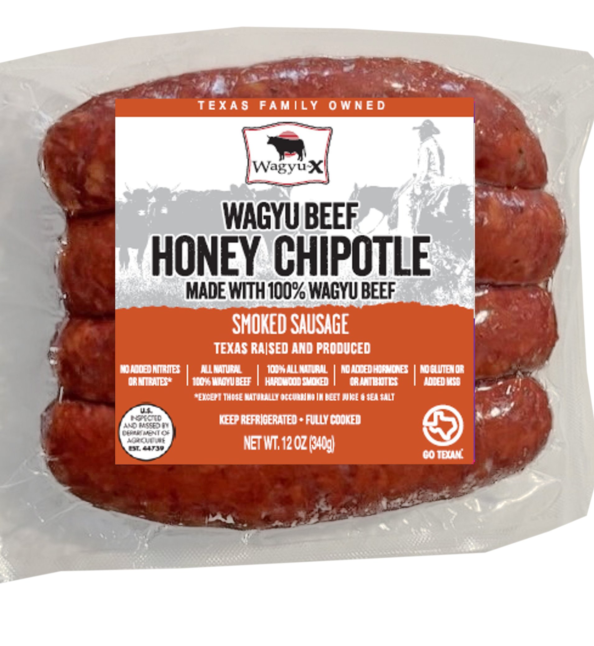 Wagyu-X Honey Chipotle Sausage, 12 oz | Central Market - Really