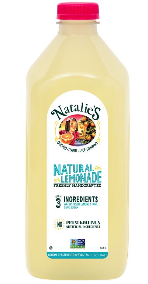 Natalie's Orchid Island Natural Lemonade, 56 oz | Central Market
