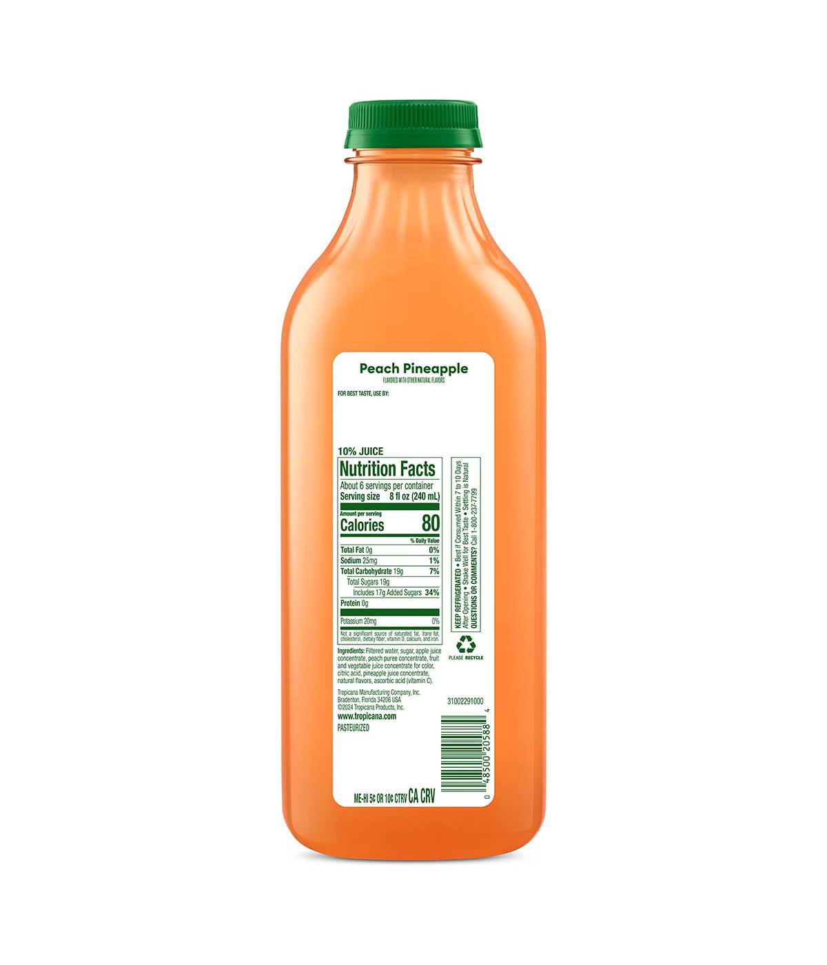 Tropicana Refreshers - Peach Pineapple - Shop Juice at H-E-B