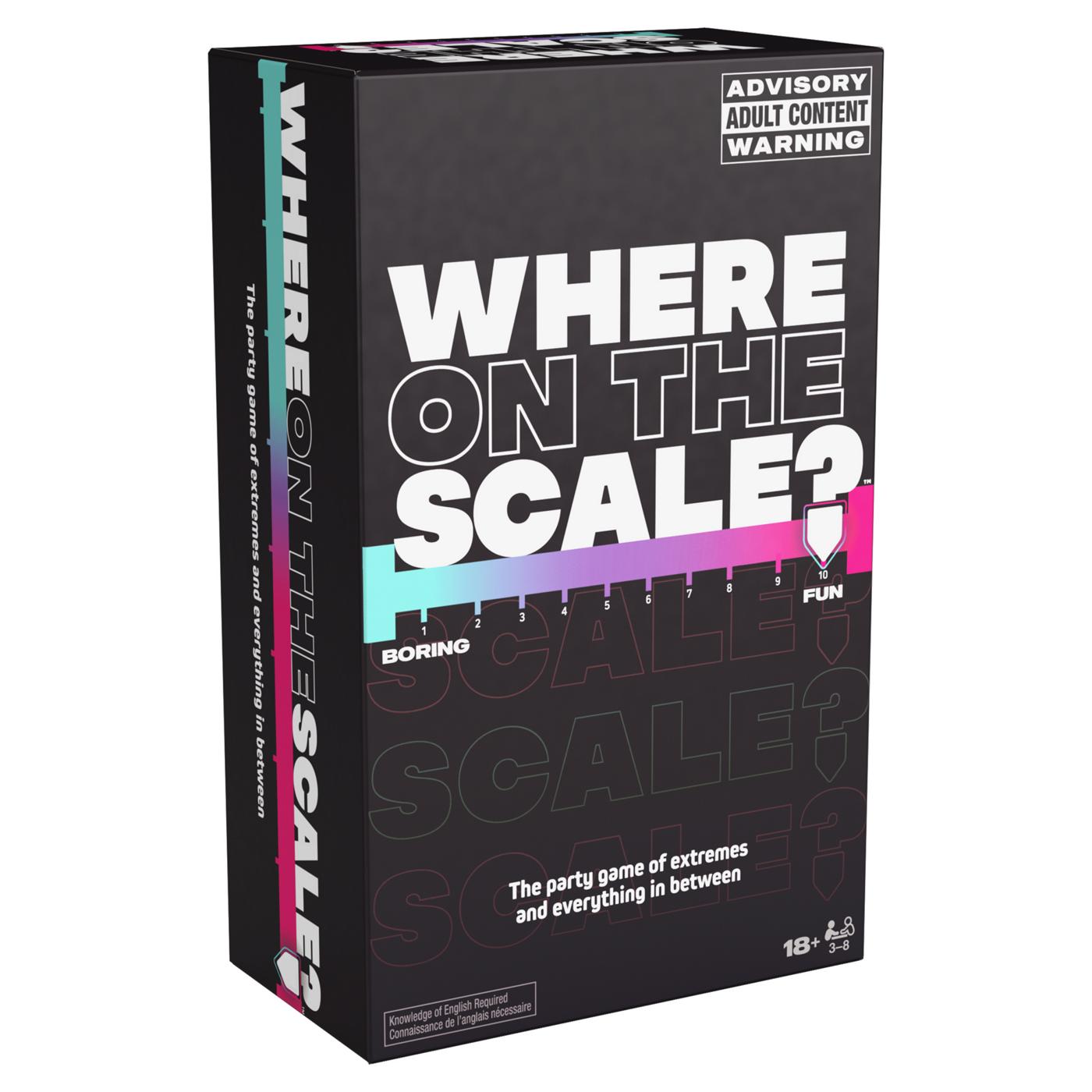 Where On The Scale? Party Game; image 1 of 4