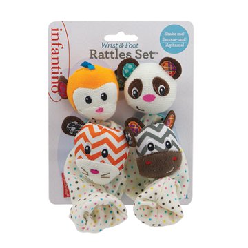 Infantino Wrist & Foot Rattles Set