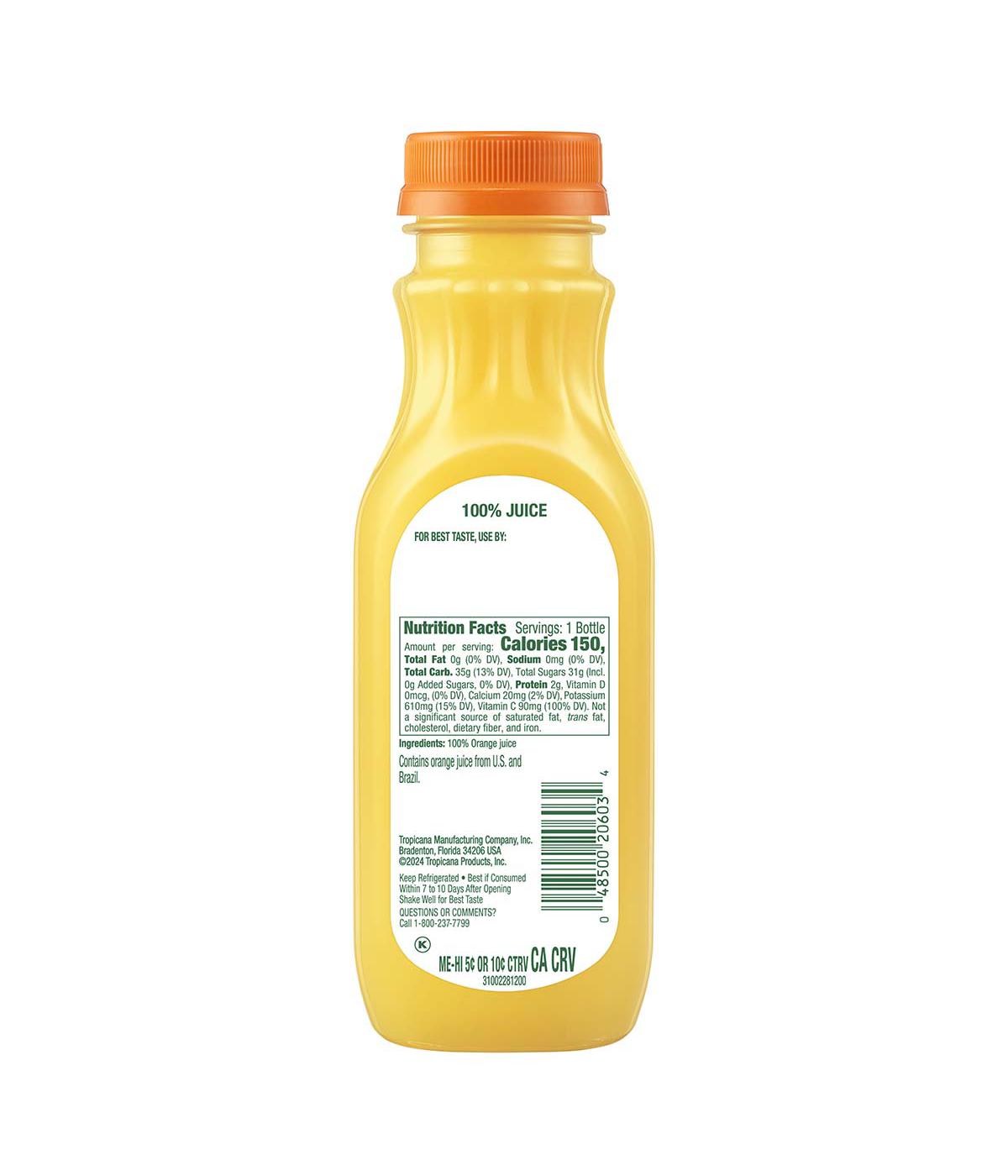 Tropicana Pure Premium No Pulp 100% Orange Juice ; image 2 of 2