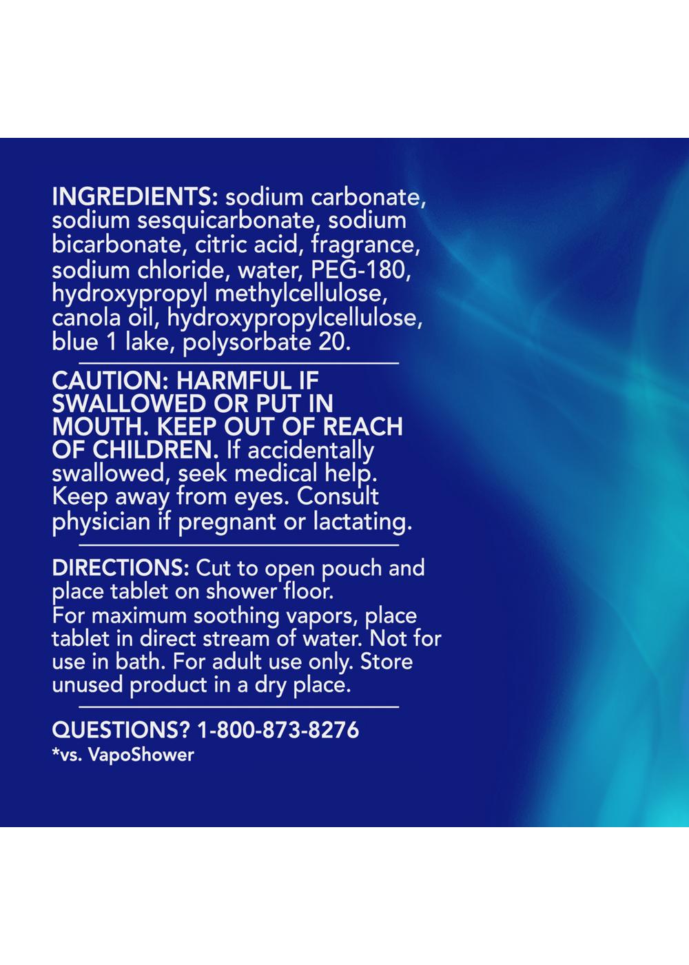 Vicks VapoShower Max Vapors Shower Tablets; image 3 of 7