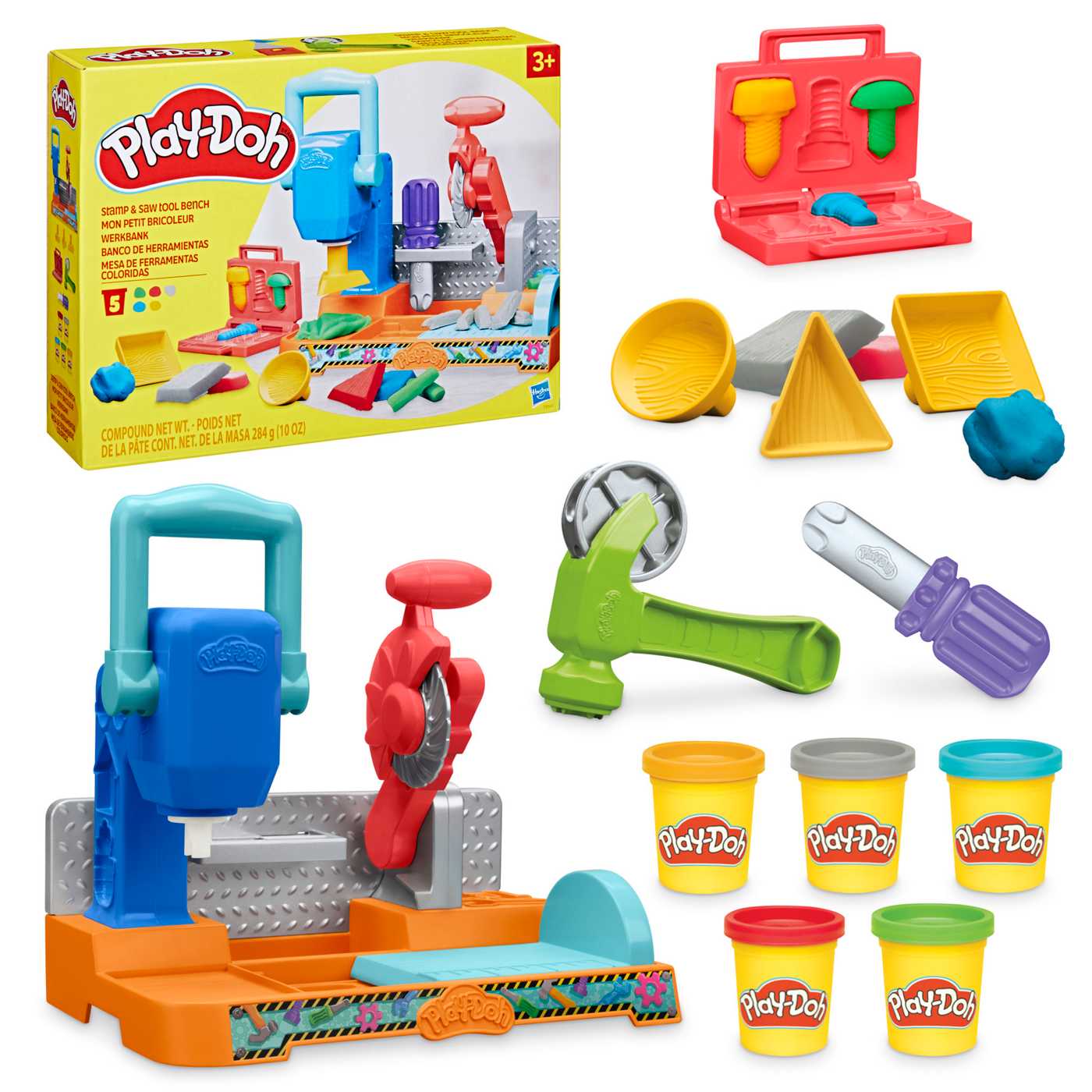 Play-Doh Stamp & Saw Tool Bench; image 4 of 4