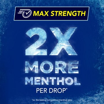 Vicks VapoCOOL SEVERE Max Strength Menthol Sore Throat Lozenge, Honey Lemon Flavor