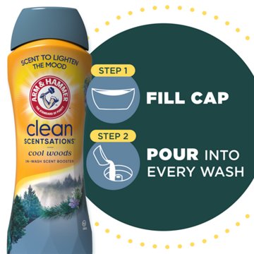 Arm & Hammer Clean Sensations In-Wash Scent Booster Beads - Cool Woods