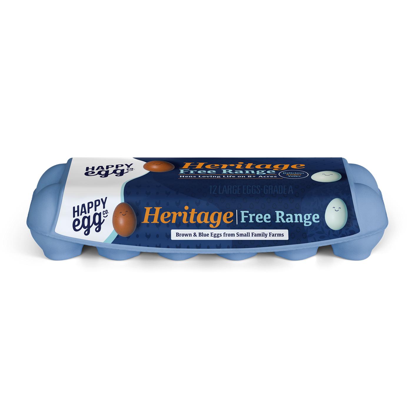 Happy Egg Co. Heritage Free Range Grade A Large Eggs; image 1 of 2