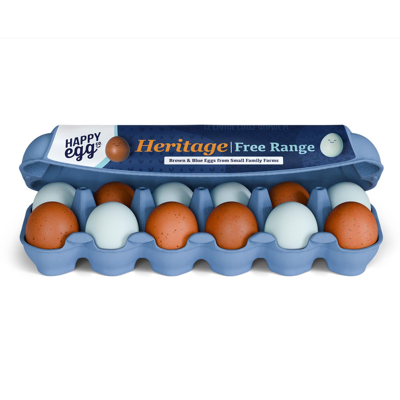 Happy Egg Co. Heritage Free Range Grade A Large Eggs; image 2 of 2