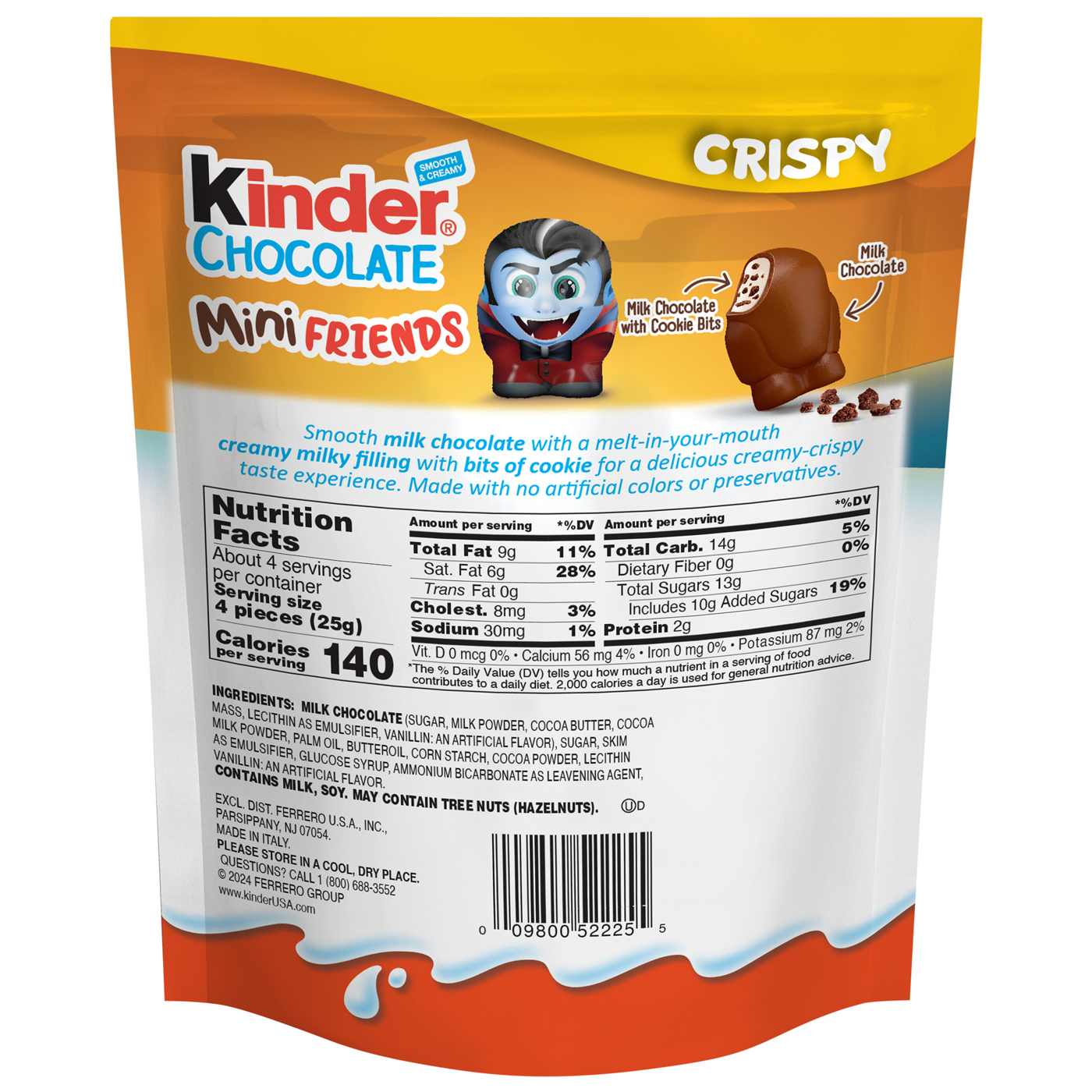 Kinder Chocolate Crispy Mini Friends Halloween Candy; image 3 of 3