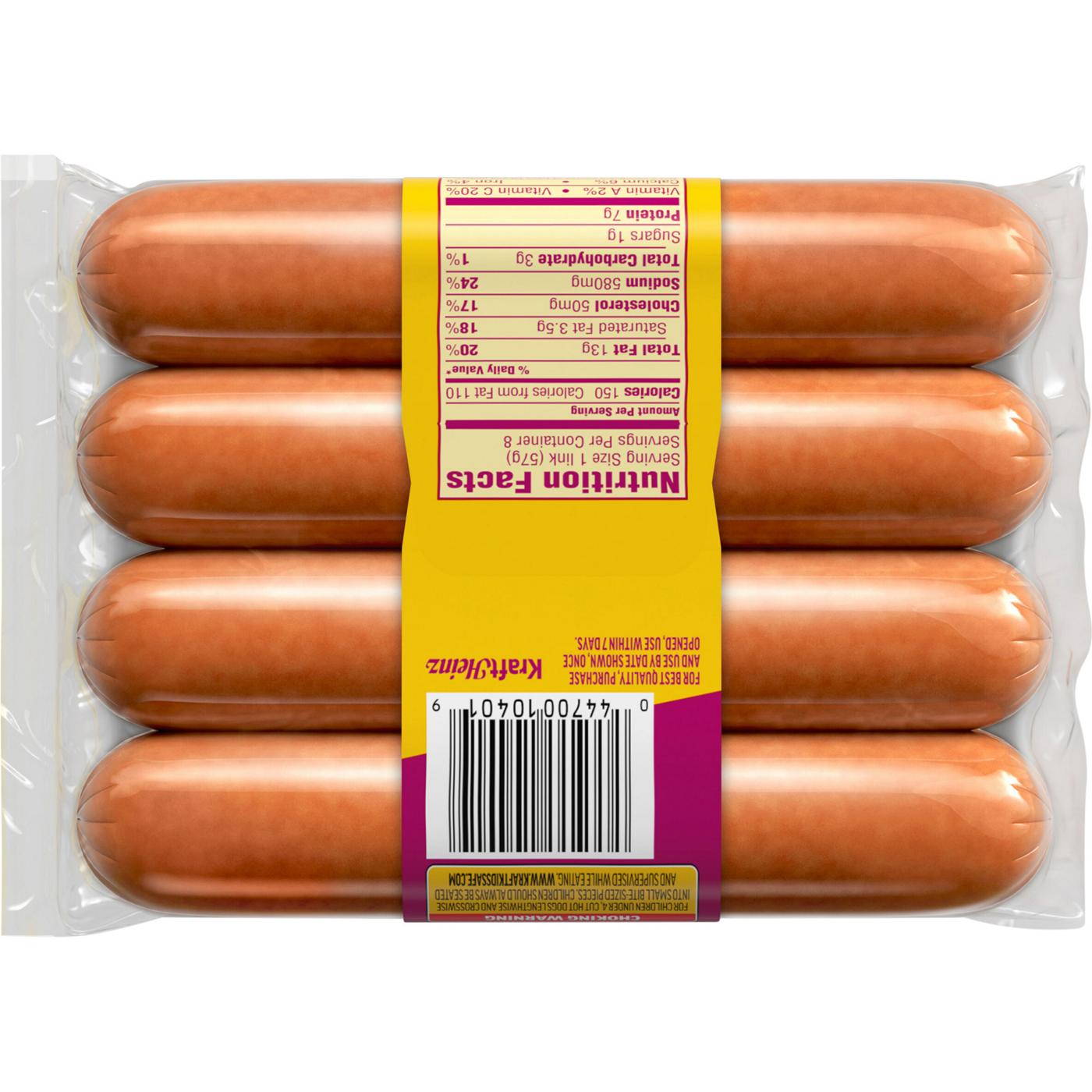 Oscar Mayer Chili Cheese Stuffed Hot Dogs; image 5 of 5